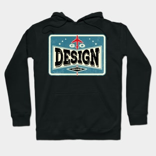 Go Design More Retro Vintage Hoodie